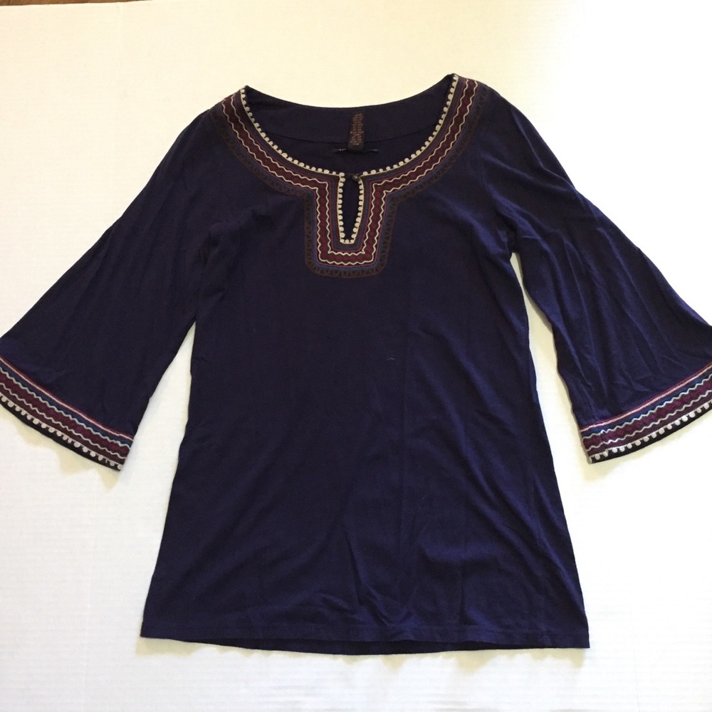 >>5 for $25>>Lucky Brand Wide Sleeved Tunic - #157